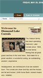 Mobile Screenshot of diamondlakecorrals.com